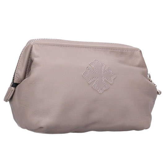 Chrome Hearts COSMETIC POUCH CH Beige Silver Size ONE SIZE