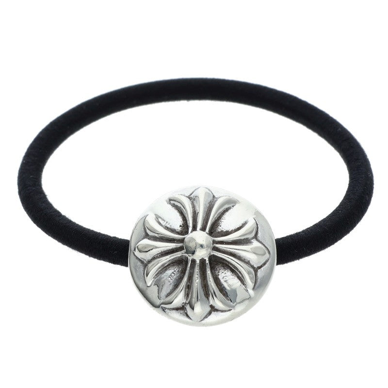 Chrome Hearts Cross Ball Silver Concho Hair Tie