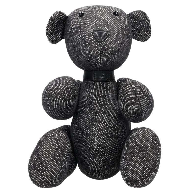GUCCI GG Canvas Teddy Bear Black