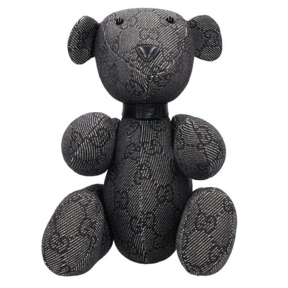 GUCCI GG Canvas Teddy Bear Black