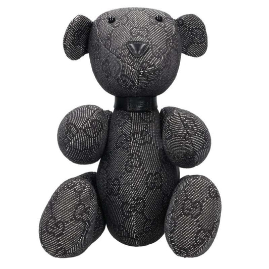 GUCCI GG Canvas Teddy Bear Black