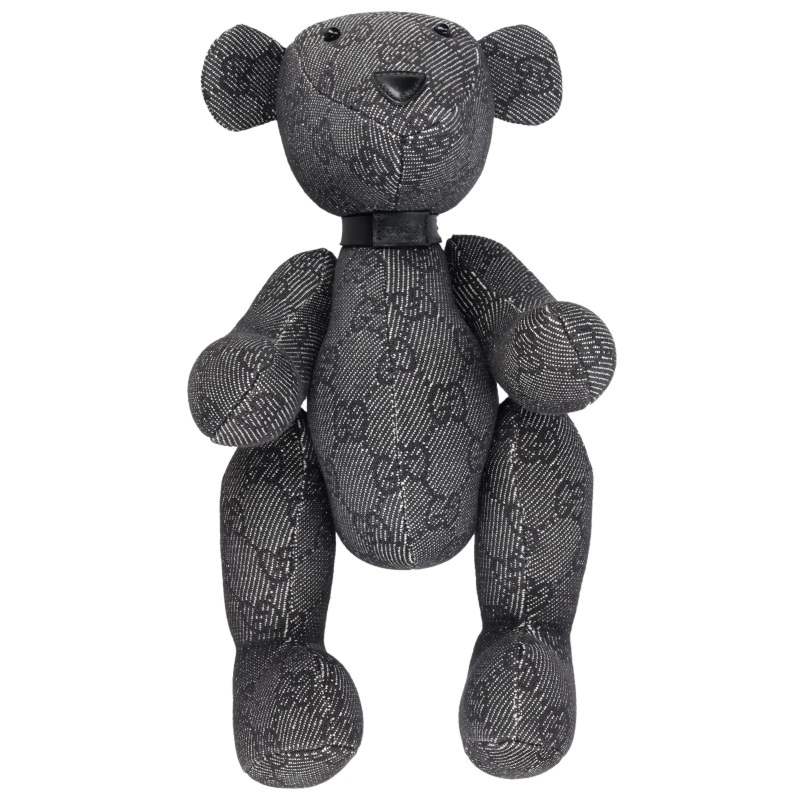 GUCCI GG Canvas Teddy Bear Black