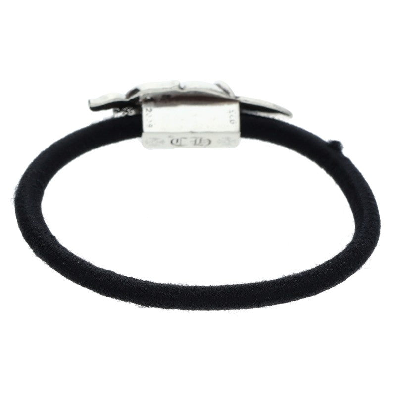 Chrome Hearts Dagger Heart Silver Hair Tie