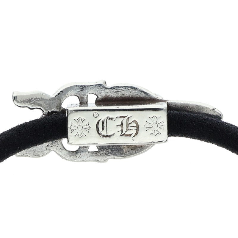 Chrome Hearts Dagger Heart Silver Hair Tie