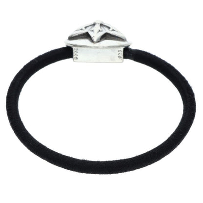 Chrome Hearts Star Button Silver Hair Tie