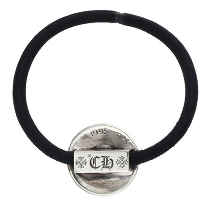 Chrome Hearts Cross Ball Silver Black Hair Tie Size ONE SIZE