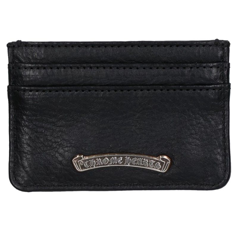 Chrome Hearts Double Side Leather Case Black Size ONE SIZE