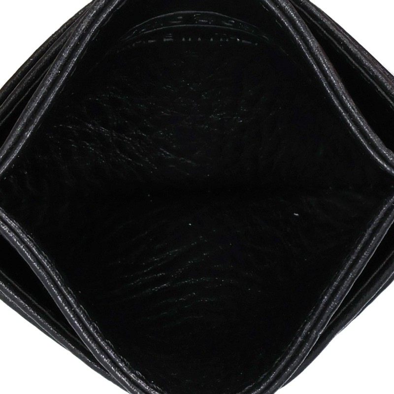 Chrome Hearts Double Side Leather Case Black Size ONE SIZE
