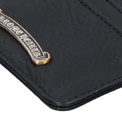 Chrome Hearts Double Side Leather Case Black Size ONE SIZE
