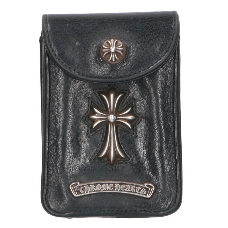 Chrome Hearts Small CH Leather Cigarette Case