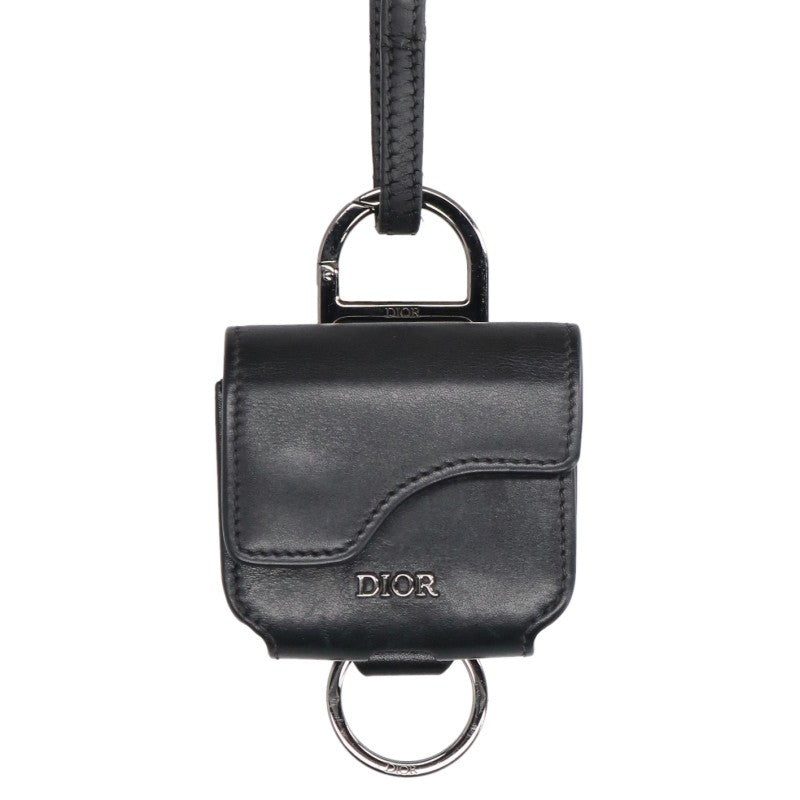 DIOR Leather Air Pods Black