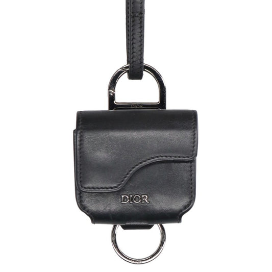 DIOR Leather Air Pods Black