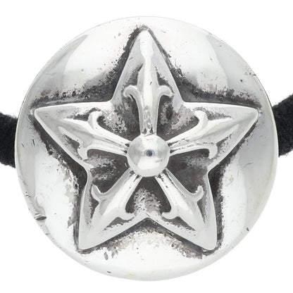 Chrome Hearts Star Button Silver Concho Hair Tie
