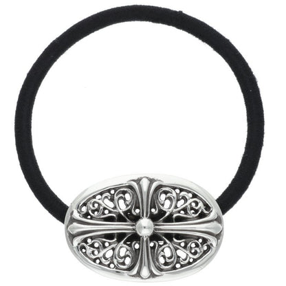 Chrome Hearts Classic Oval Silver Hair Tie Size ONE SIZE
