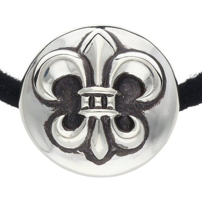 Chrome Hearts BS Fleur Button Silver Hair Tie Size ONE SIZE