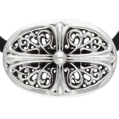 Chrome Hearts Classic Oval 925 Silver Hair Tie Size ONE SIZE