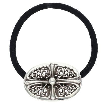 Chrome Hearts 925 Silver Classic Oval Hair Tie Size ONE SIZE