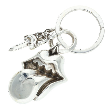 Chrome Hearts Lip & Tongue #5 Silver Keyring Size ONE SIZE
