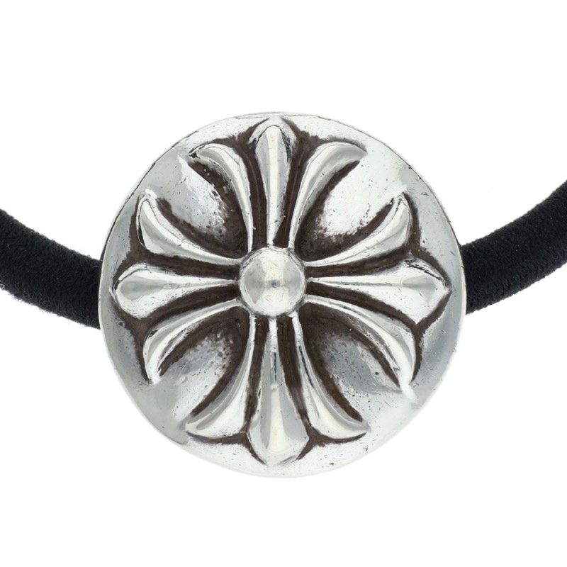 Chrome Hearts Cross Ball Button Tie Silver Size ONE SIZE