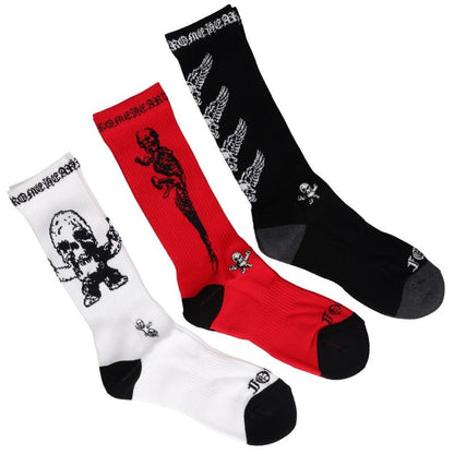 Chrome Hearts FOTI 3PK 3 Pack Socks Multi Size M