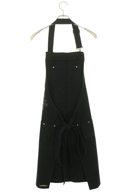 Chrome Hearts Black Cross Patch Cotton Apron