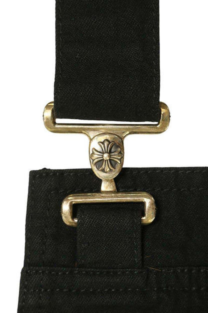 Chrome Hearts Black Cross Patch Cotton Apron