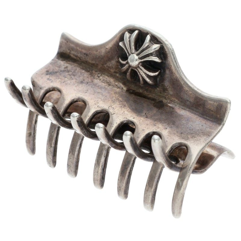 Chrome Hearts Valletta CH Plus Silver Hair Clip