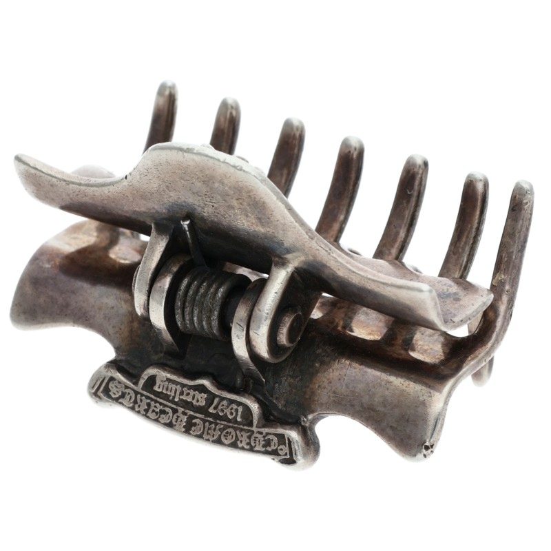 Chrome Hearts Valletta CH Plus Silver Hair Clip
