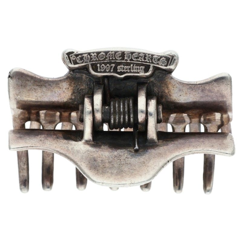 Chrome Hearts Valletta CH Plus Silver Hair Clip