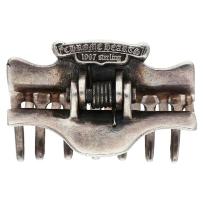 Chrome Hearts Valletta CH Plus Silver Hair Clip