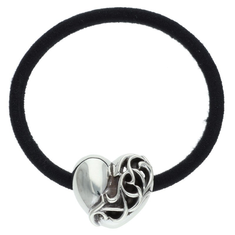 Chrome Hearts Heart Button Hair Tie Silver Size ONE SIZE