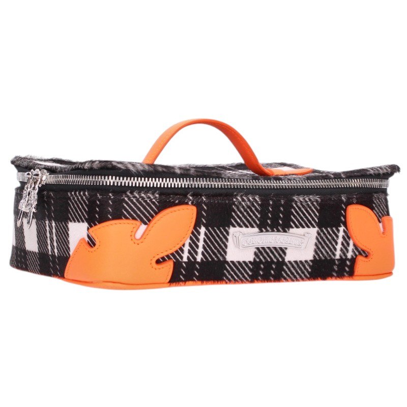 Chrome Hearts Hair Calf Leather Jewelry Case