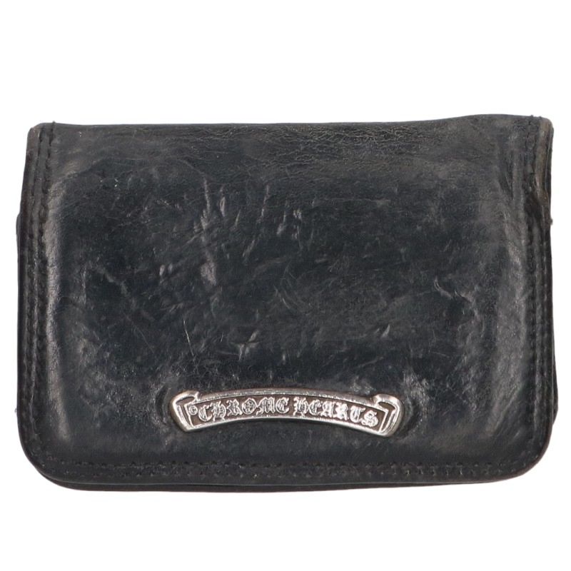 Chrome Hearts Grommet Case Black/Silver Size ONE SIZE