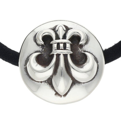 Chrome Hearts BS Fleur Silver Concho Hair Tie