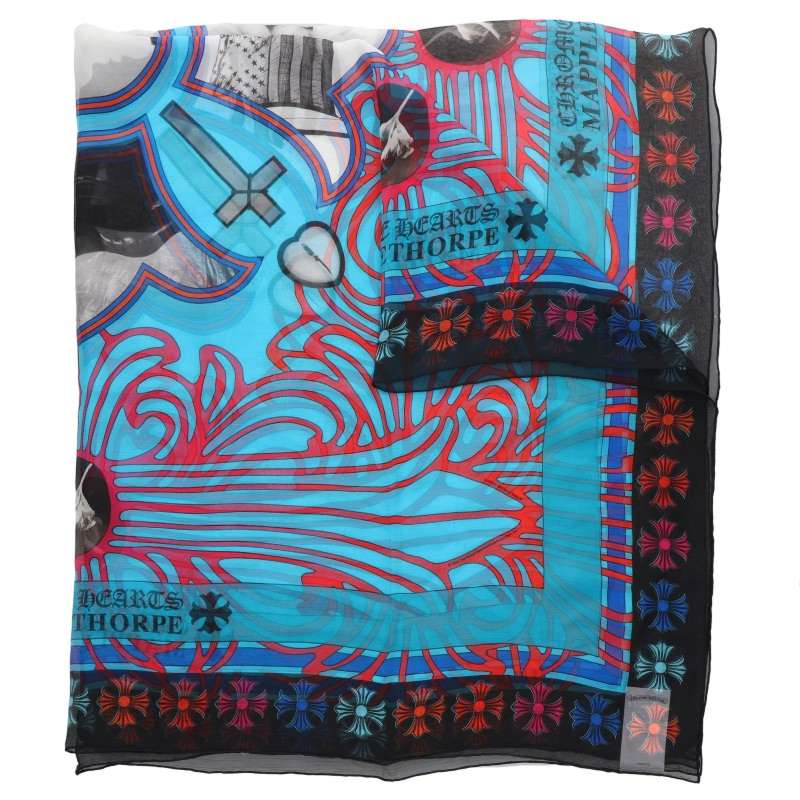 Chrome Hearts CH Scarf Mapplethorpe Silk Scarf Size ONE SIZE