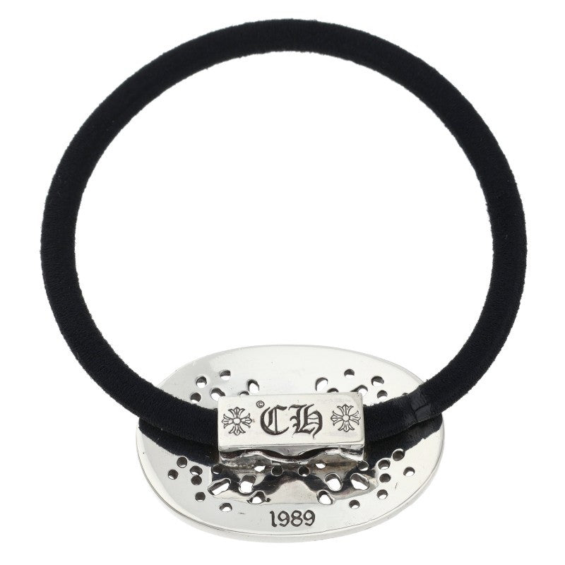 Chrome Hearts HAIRBAND TNY OVL Silver/Black Concho