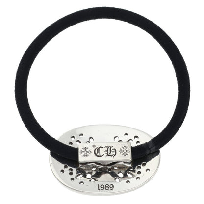Chrome Hearts HAIRBAND TNY OVL Silver/Black Concho