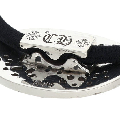 Chrome Hearts HAIRBAND TNY OVL Silver/Black Concho