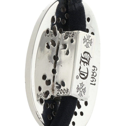Chrome Hearts HAIRBAND TNY OVL Silver/Black Concho