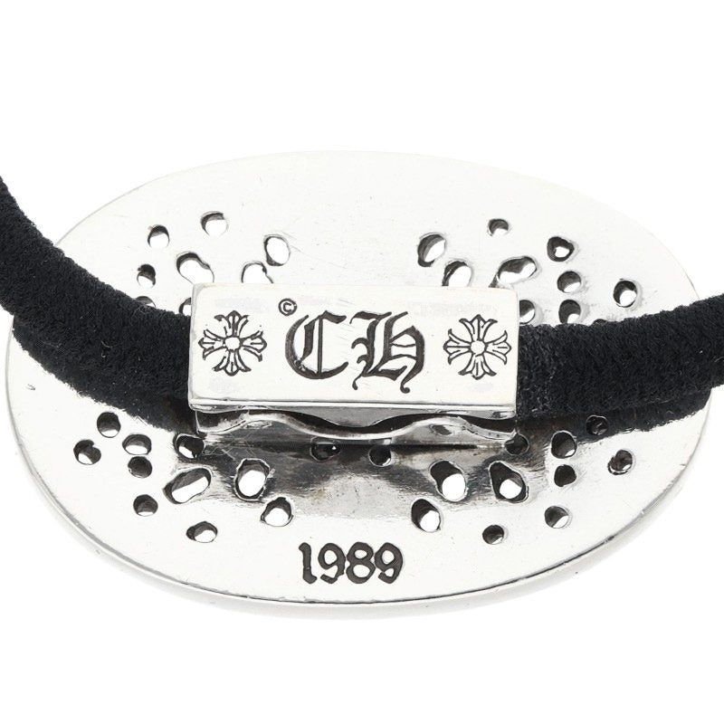 Chrome Hearts HAIRBAND TNY OVL Silver/Black Concho Multi