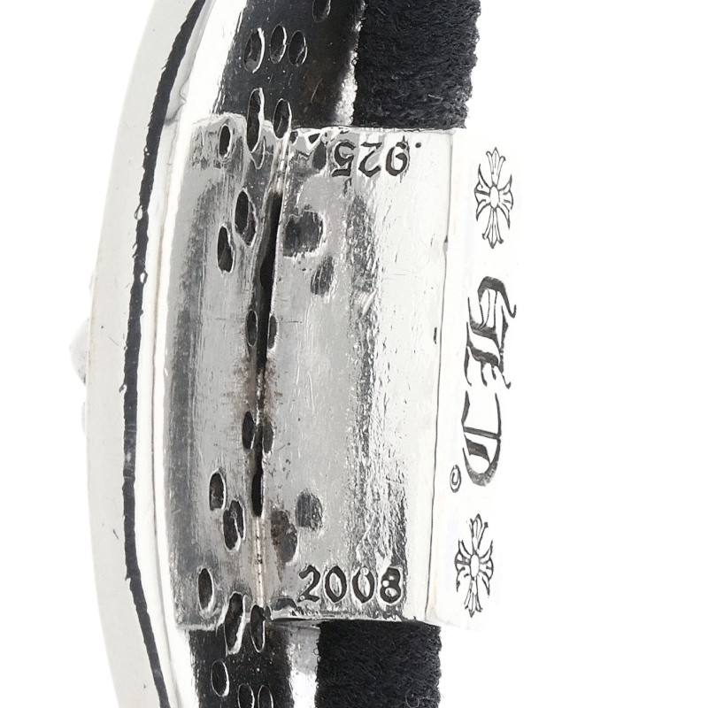 Chrome Hearts HAIRBAND TNY OVL Silver/Black Concho Multi