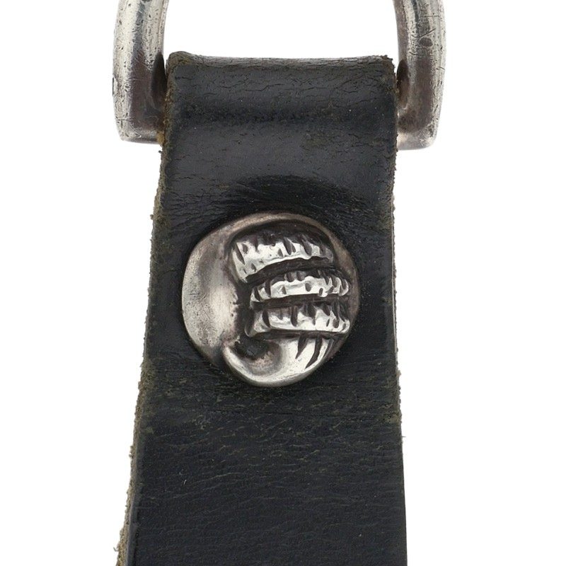 Chrome Hearts D-Ring Claw Ball Leather Belt Loop