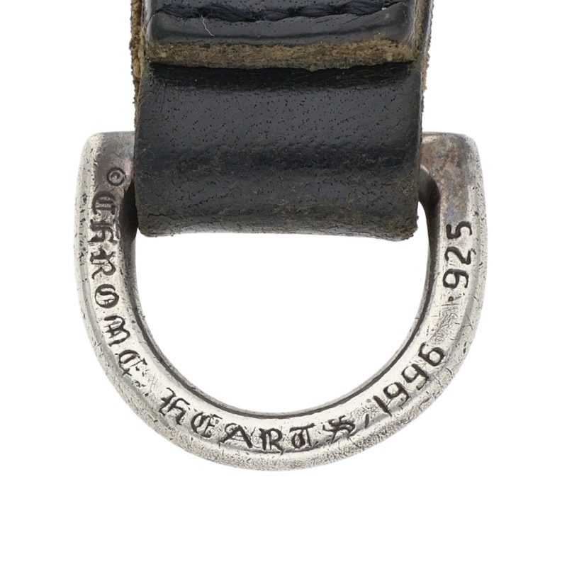 Chrome Hearts D-Ring Claw Ball Leather Belt Loop