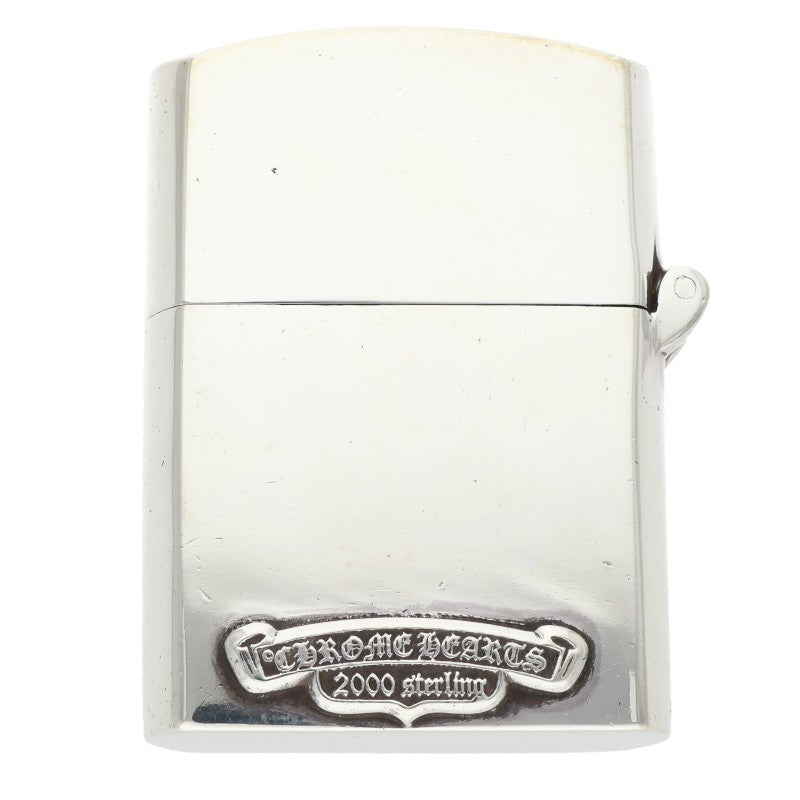 Chrome Hearts Zippo Filigree Cross Silver Lighter