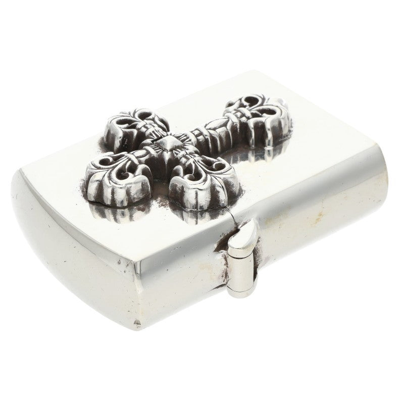 Chrome Hearts Zippo Filigree Cross Silver Lighter