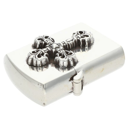 Chrome Hearts Zippo Filigree Cross Silver Lighter