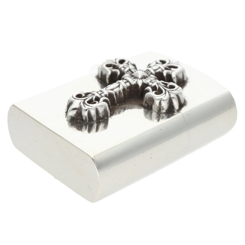 Chrome Hearts Zippo Filigree Cross Silver Lighter