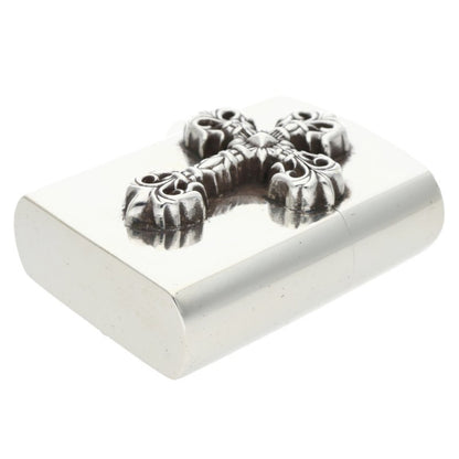 Chrome Hearts Zippo Filigree Cross Silver Lighter