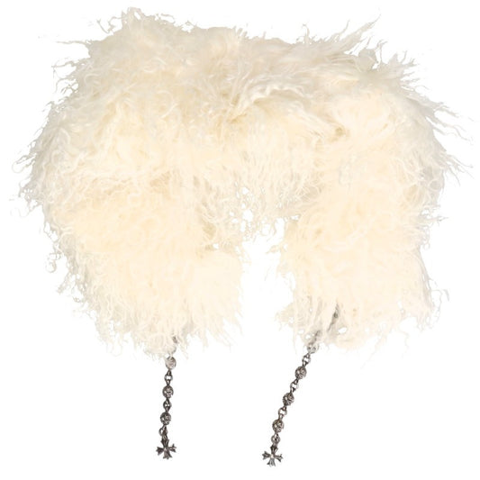 Chrome Hearts Floral Ball CH Plus Charm Fur Muffler