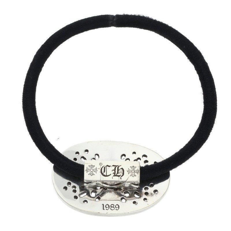 Chrome Hearts Classic Oval Silver Concho Hair Tie